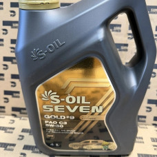 Масло моторное S-OIL 7 GOLD #9  PAO C3  5W30 (4л), синтетика for Lixiang