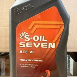 Масло трансмиссионное S-OIL7 ATF VI 1L